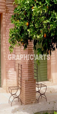 Décoration adhésive - Cour au Maroc decoration-adhesive.jpg