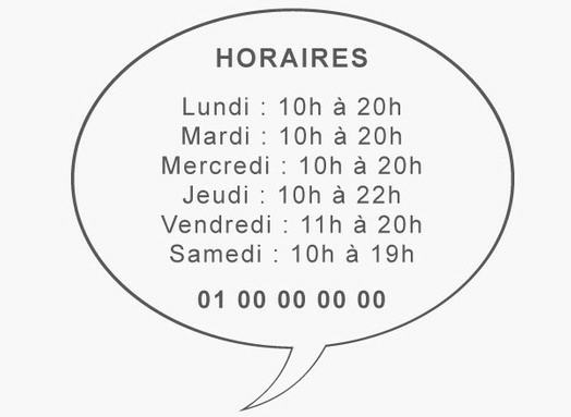Sticker Horaires pour vitrine en bulle BD sticker-horaires-vitrine.jpg