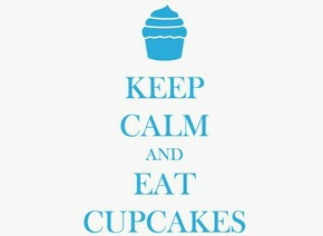 Sticker adhésif Keep Calm and Eat Cupcakes sticker-eat-cupcakes.jpg
