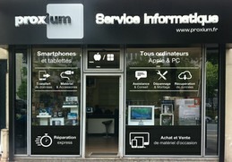 Lettrage adhésif pour vitrine