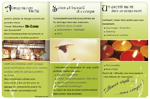 Dépliants publicitaires - Différents formats, papiers