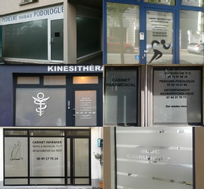 Adhésifs dépolis pour les cabinets médicaux, paramédicaux, infirmiers - Habillage de vitrine films-depolis-cabinets-medicaux.jpg