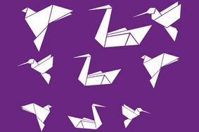 Décoration adhésive pour vitre - Motif Origamis decoration-adhesive-origamis.jpg